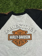 Harley Davidson Double Sided Two Tone T-Shirt Men’s XL USA Vintage 90s