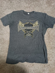 2nd Amendment Gray T Shirt – Poly/Cotton blend – Large – Anvil