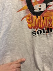 VTG Summer Jam 92.3 THE BEAT 1997 Rap Tee Shirt SZ XL RARE TUPAC DJ QUIK AALIYAH