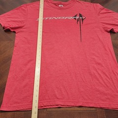 Corvette Stingray Shirt Mens 2XL Red New Agenda Chevy Muscle Car Graphic Tee XXL
