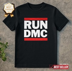 RUN DMC Hip Hop Rap USA Band Music T-Shirt FE3226