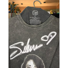 Vintage Selena Quintanilla Graphic T Shirt Mens 2XL Black Acid Wash Cumbia Pop T