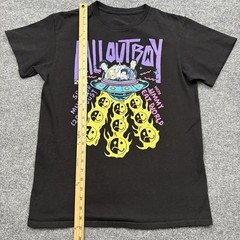 Fall Out Boy T Shirt Mens Medium Black Stardust Tour Promo Band Tee Punk Emo Y2K
