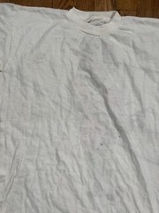 Vintage Salt And Pepper Hip Hop Custom Airbursh T Shirt White Mens Size M 80s