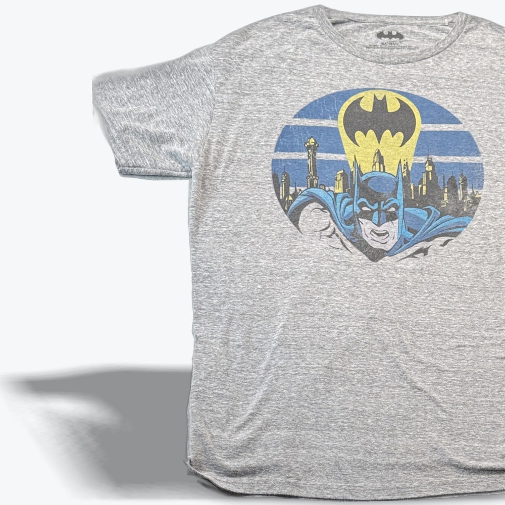 Batman DC Comics Gotham City Tri Blend Graphic T Shirt Men Large