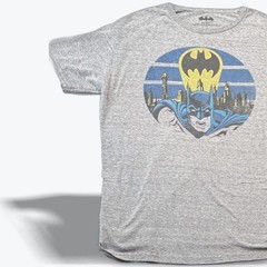 Batman DC Comics Gotham City Tri Blend Graphic T Shirt Men Large