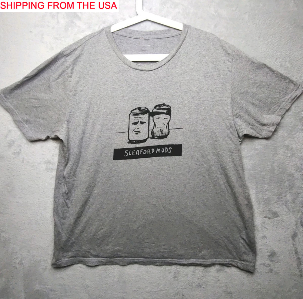 Sleaford Mods Band Sport Grey Punk Music Cotton T-Shirt S-5XL MC1717