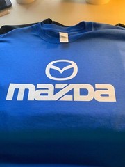 t-shirt MAZDA LOGO RX7 RX8 6 3 miata MX5 16 15 14 13 12 11 10 09 08 07 06 5 size