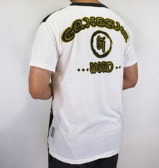 WEED Ganesha Ringer T-Shirt Men Ganesh Ganapati Hindu Gods Hippie Vintage WE08