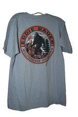 Eddie Bauer Man’s L Tee Shirt Bigfoot Graphic