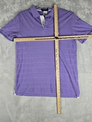Psycho Bunny Shirt Mens 6 L Original Brand Purple Polo Orange and White Logo