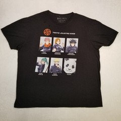 BoxLunch Jujutsu Kaisen Tokyo Jujutsu High Black Graphic T-Shirt Size 2XL Casual