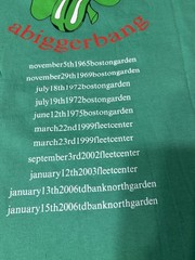 The Rolling Stones Boston 2005 Tour Tee Official vintage concert t-shirt Size M