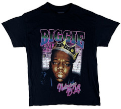Notorious BIG Black Graphic Tshirt Medium HIp Hop Rap Rapper Big Poppa Retro 90s