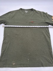 Pendleton T-shirt Men L Green Pocket Logo .#46609