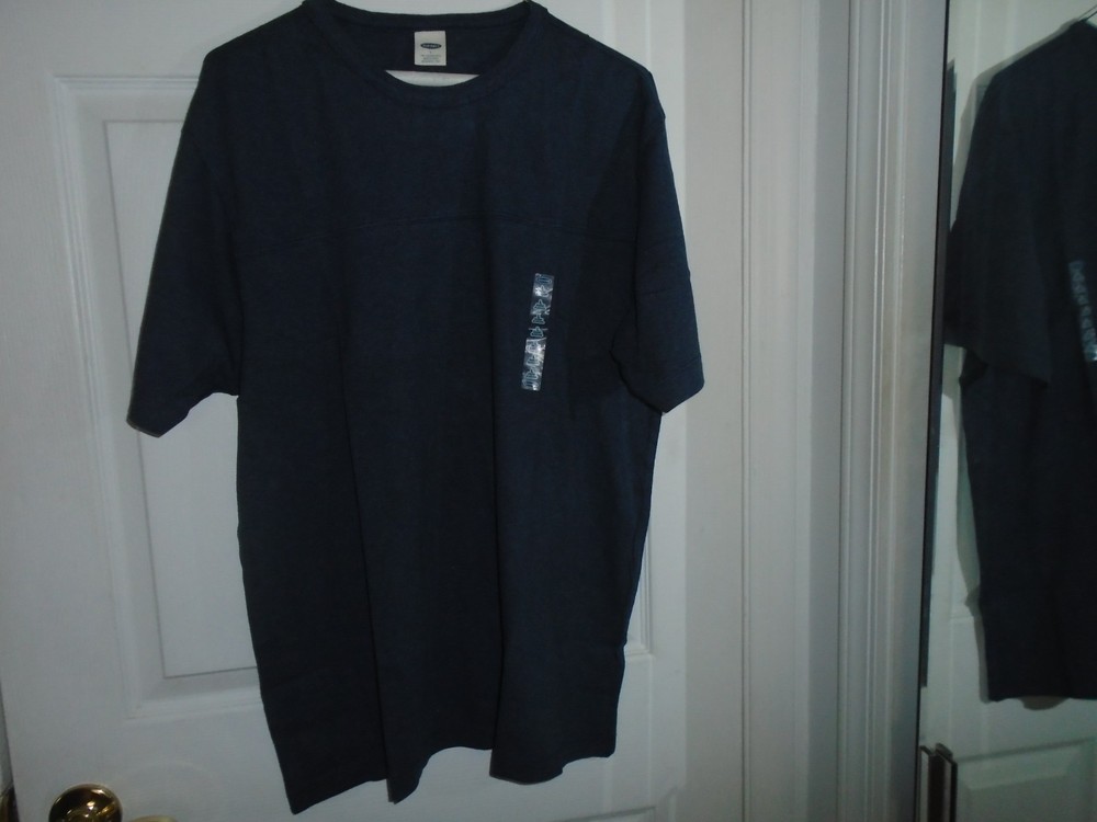 Vintage Old Navy Indigo Blue Yoke T-Shirt Black Size Large NEW