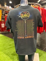 Rush Rock Band 2015 Tour Black T-shirt Size XL