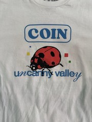 Rare COIN Uncanny Valley 2022 Concert Tour Short-Sleeve Tee White Large See Pics