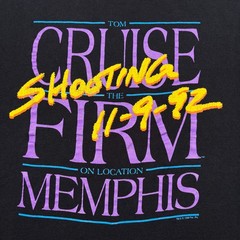Rare Vintage Tom Cruise Shooting The Firm Movie Promo 1992 Men’s XL T-Shirt