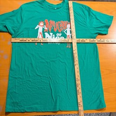 Rick and Morty Naughty or Nice T Shirt Green Mens 2X Adult Swim Ripple Junction