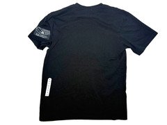 Time Space T Shirt Mens Large Black Utility Pocket Graphic Streetwear Techwear