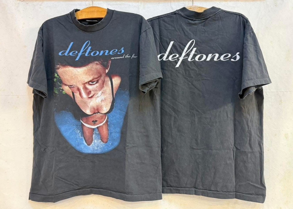 Deftones Around the Fur Vintage 90s Tour Band XL Single Stitch T-Shirt REPRINT