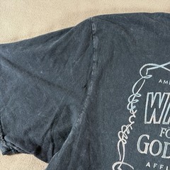Affliction Chris Kyle Shirt Mens XL Blue Distressed Short Sleeve Graphic Tee USA