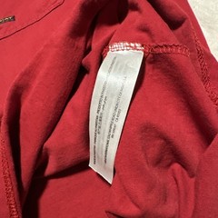 Ariat Men Rebar T-Shirt Size L/G Red Cotton Blend Chest Pocket Work Tee