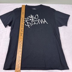 Peso Pluma Tour 2023 Concert T-Shirt Mens Large Black Double P Records Graphic