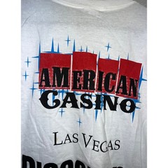 Vintage Discovery Channel Shirt American Casino Las Vegas Promo TV Show Tee XL
