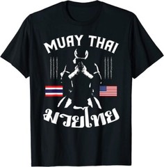 Thailand American Flag Muay Thai Thai Boxing T-Shirt T-Shirt