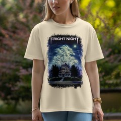 Fright Night (1985) Movie Poster Inspired T-Shirt Retro Tee Unisex