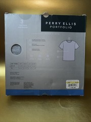 Perry Ellis Portfolio Mens 3-Pack T-Shirts Crew Neck Cotton Blend (A) MEDIUM ✈️