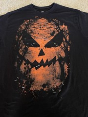 Way to Celebrate Halloween Pumpkin Face Graphic T-Shirt – Men’s 2XL