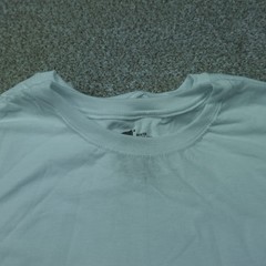 Hanes Shirts Mens Extra Large White Cotton Blend Short Sleeve Set Of 5