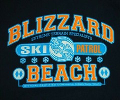 Walt Disney World Blizzard Beach Ski Patrol Tank Sleeveless Men’s Large Blue