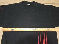 Vintage Anvil Shirt Bloody Hand Dragging Ameristar Casino Mens XL Black Movie