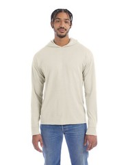 Hanes Mens 100% Cotton Garment-Dyed Hooded Long Sleeve Shirt GDH280