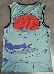 Anime Naruto Kakashi Graphic 3D Print Tank Top T-Shirt S Polyester