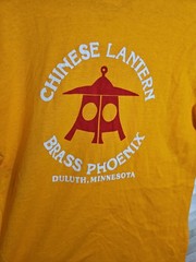 True Vintage 70s 80s Chinese Lantern Brass Phoenix Nightclub Promo Tee T Shirt S