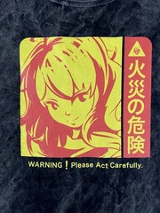 RWBY Yang Xiao Long 2020 Fire Hazard Collection Warning LG 20.5” X 28” Anime