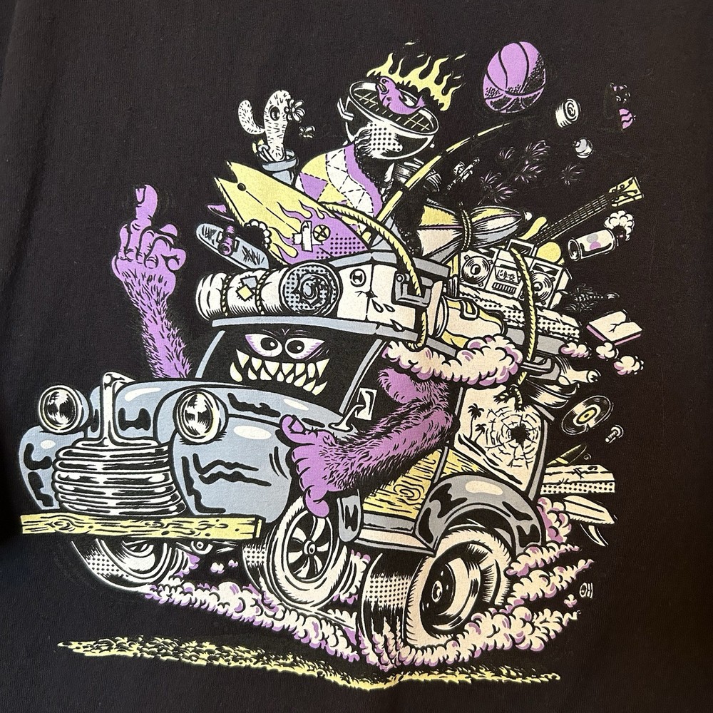 Santa Cruz Johnson Beast Wagon Shirt 2XL Skater Surfer Skateboard Cactus BG8