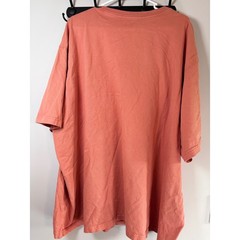 Duluth Trading Co Longtail T Henley Shirt Mens 4XL Relaxed Fit Orange Cotton