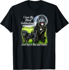 Golden Doodle I Love My Black Goldendoodle From Pup Forever T-Shirt