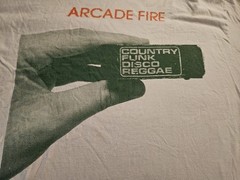 2017 Arcade Fire Infinite Content Tour Country Funk Disco Reggae Shirt XL RARE👕