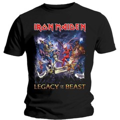 Iron Maiden ‘Legacy of The Beast’ Black T shirt – NEW