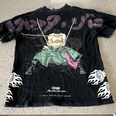 Civil Regime One Piece Roronoa Zoro Double-Sided Graphic Tee Black M/L