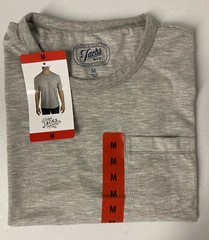 NEW Jachs New York Men’s Custom Linen Tri-Blend MEDIUM T-Shirt Tee GRAY Crewneck