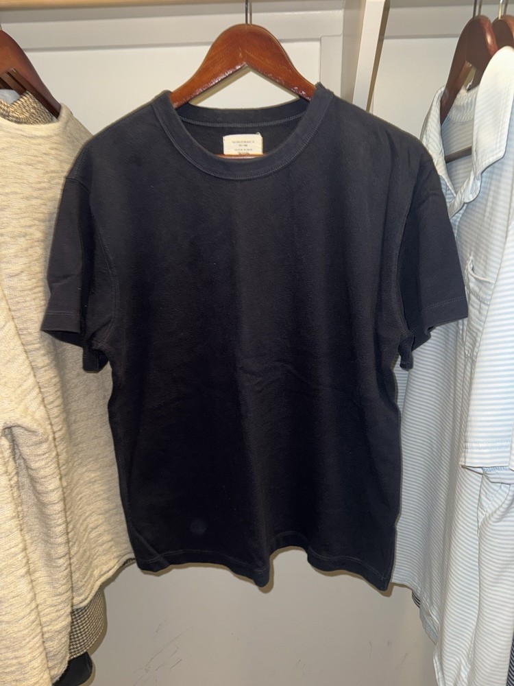 Buck Mason Field Spec Heavy Tee T-Shirt Navy Blue Men’s Large