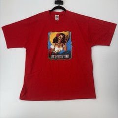 Ameristar Casino Men’s XL Its Fiesta Time X Large Red Tee Party Shirt Missouri